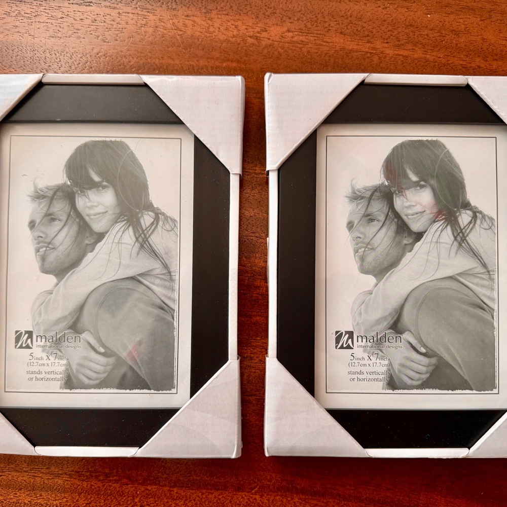 2 Malden Black Picture Frames